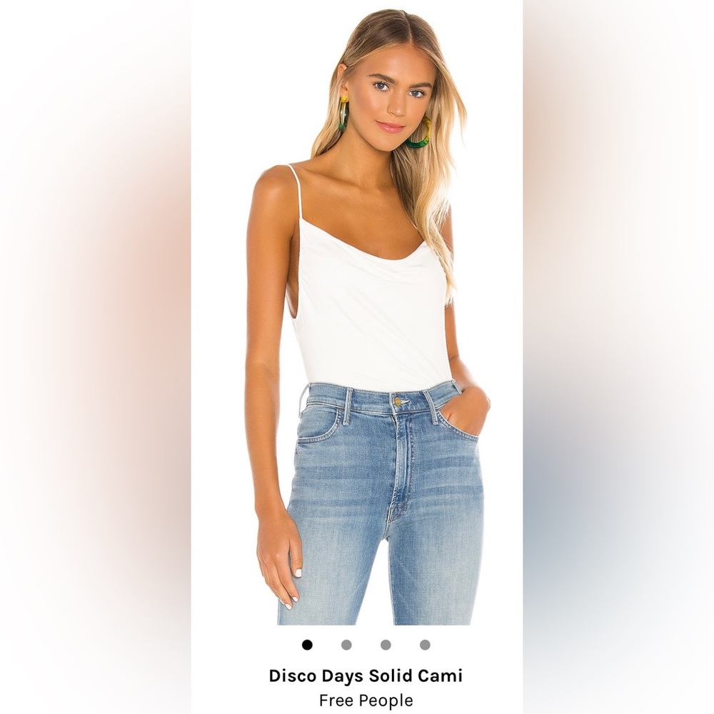 FREE PEOPLE - DISCO DAYS SOLID CAMI